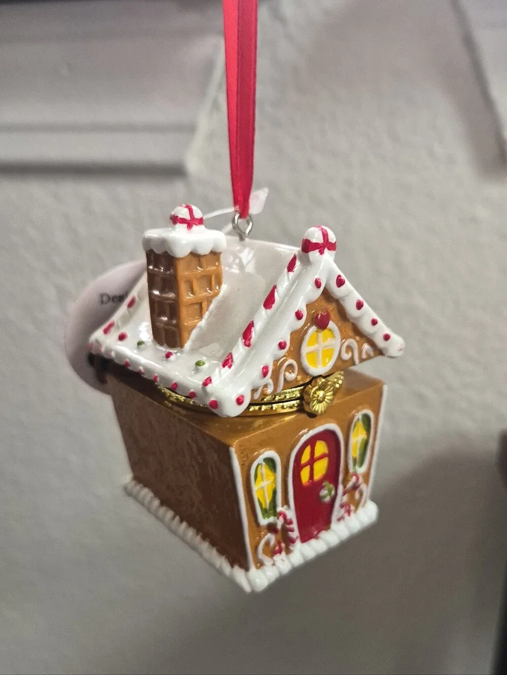 Gingerbreadhouse Trinket Box Ornament